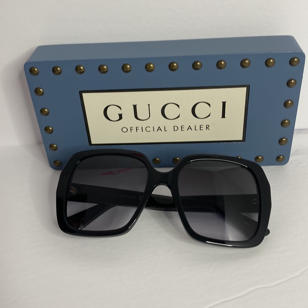 New Gucci GG0096S 001 54 Ladies Sunglasses - Picture 8 of 14